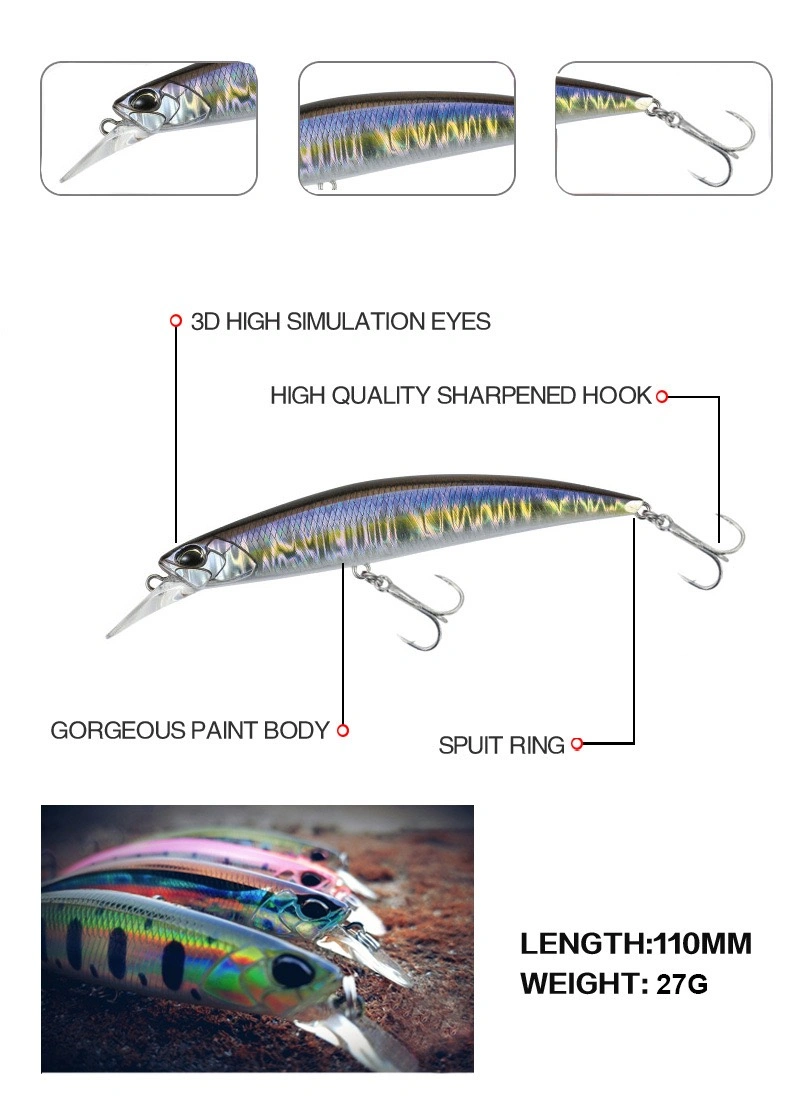 60g80g100g150g Metal Jig Lure Slow Jig Lead Fishing Baits Luminous Fishing Lure Hard Jig Lure